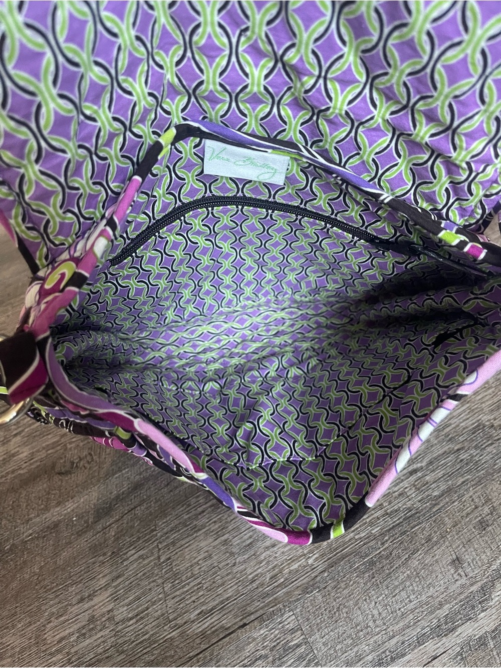 NWOT Vera Bradley Saddle Up Purple Punch print retired - Picture 4 of 10
